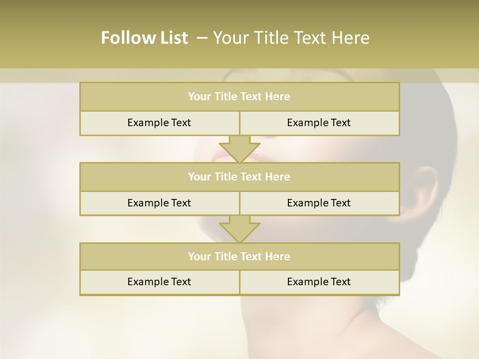 Wandern Gebirge Alpen PowerPoint Template