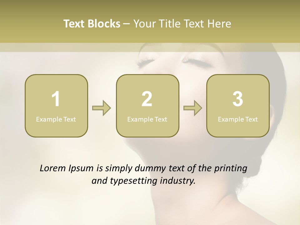 Wandern Gebirge Alpen PowerPoint Template