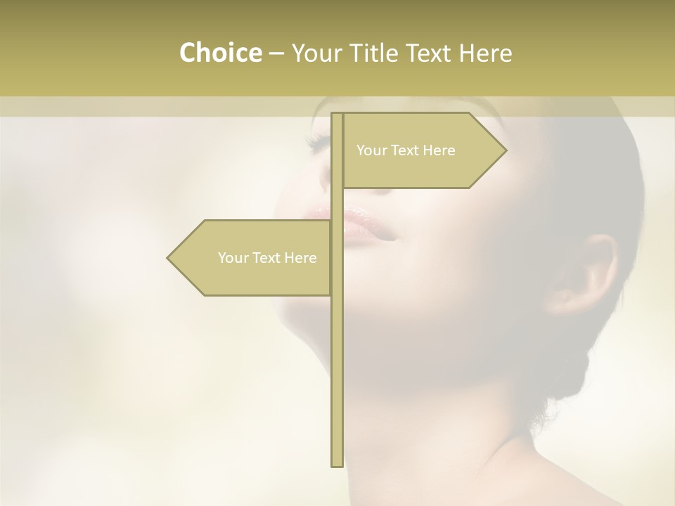Wandern Gebirge Alpen PowerPoint Template