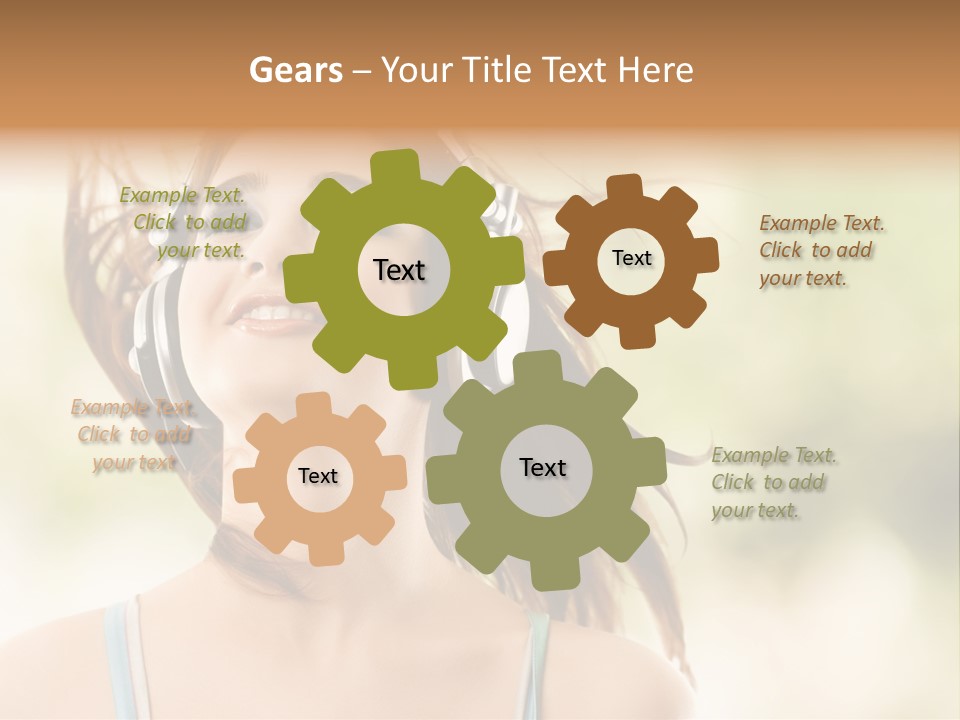 Gebirge Dachstein Kuh PowerPoint Template