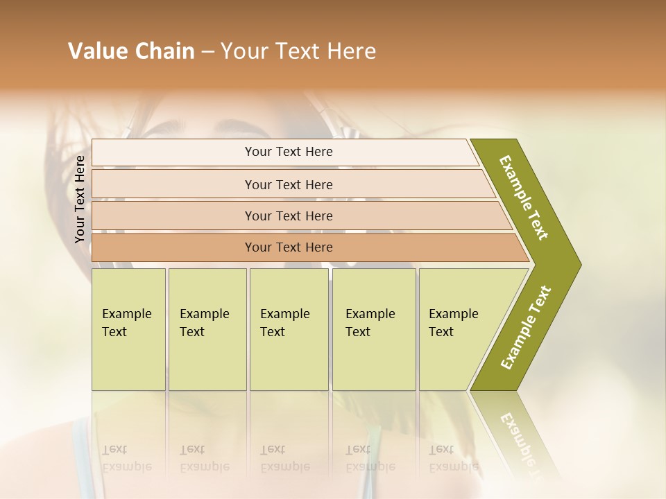 Gebirge Dachstein Kuh PowerPoint Template