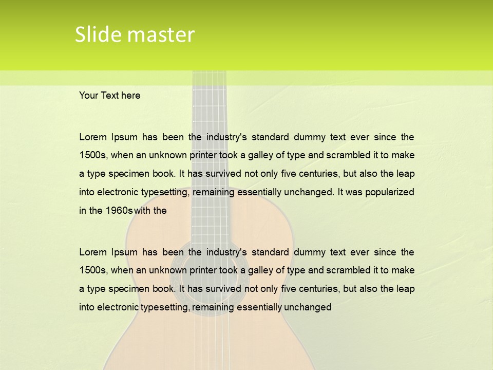 Jazz Classic Vibration PowerPoint Template