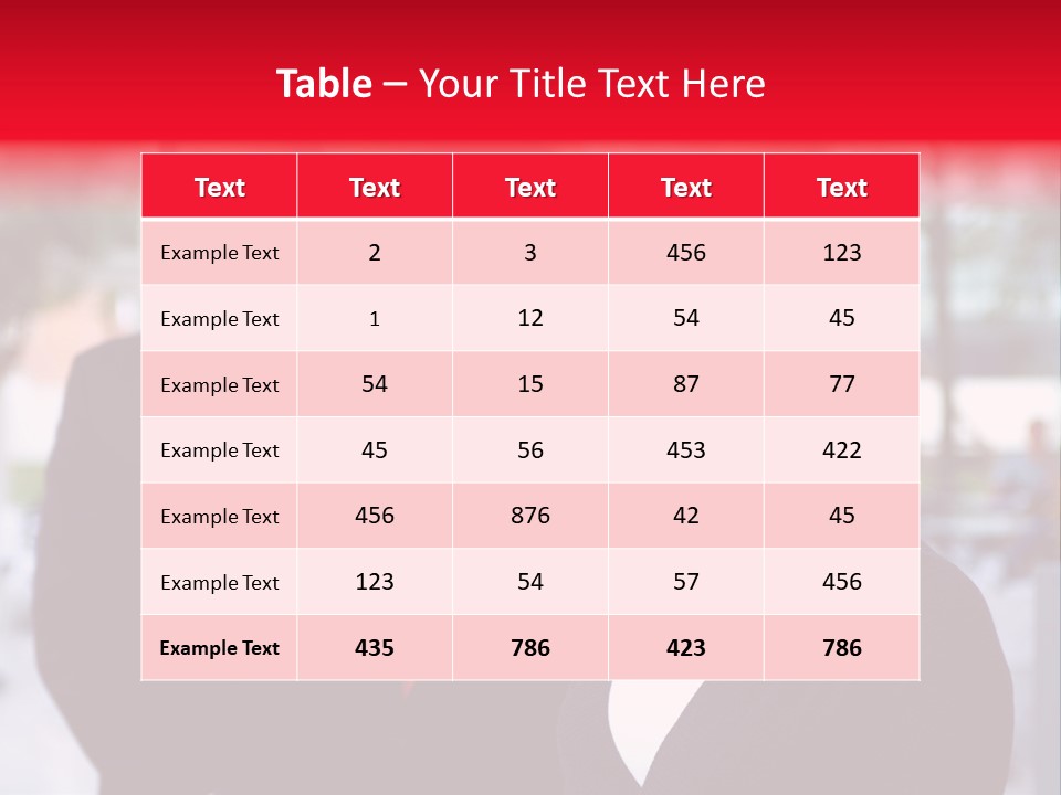 Smiling Businesswomen Team PowerPoint Template