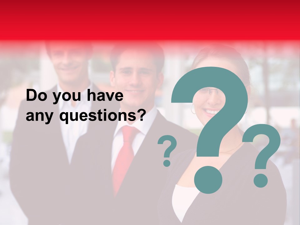 Smiling Businesswomen Team PowerPoint Template