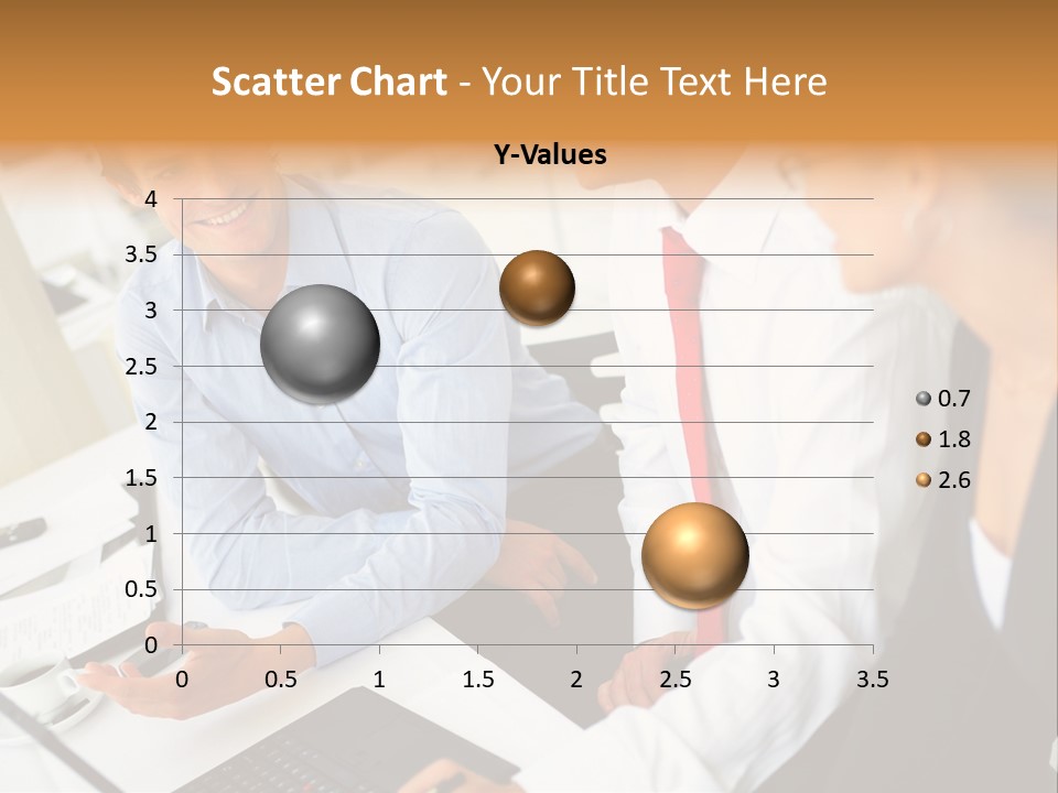 Contemporary Working White PowerPoint Template