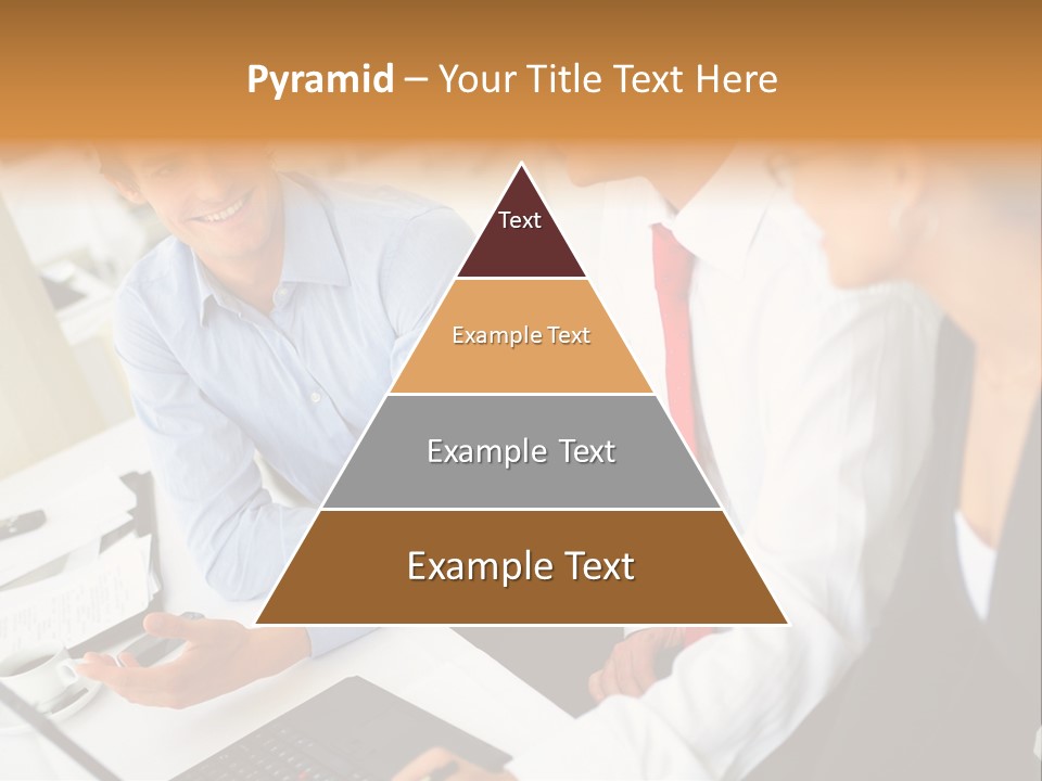 Contemporary Working White PowerPoint Template