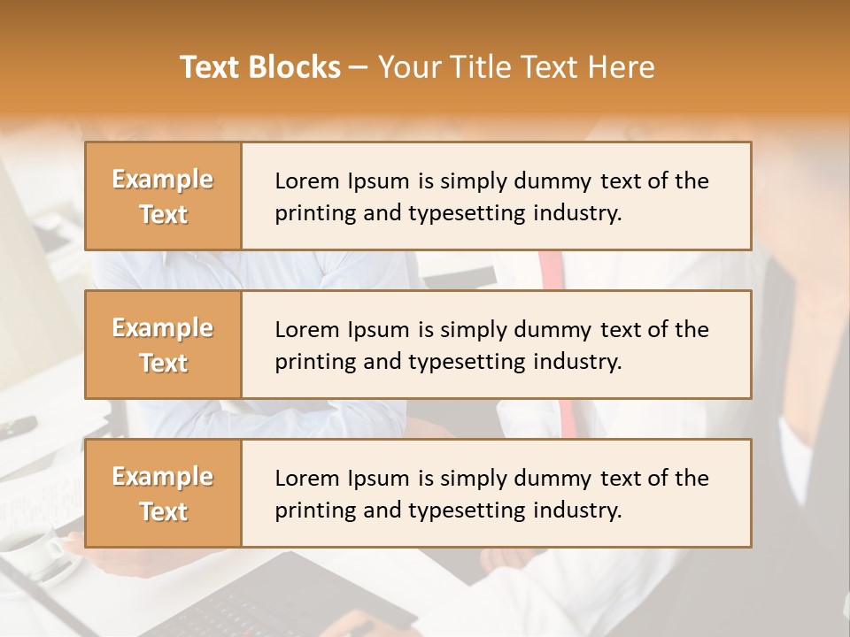Contemporary Working White PowerPoint Template