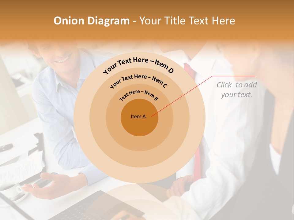 Contemporary Working White PowerPoint Template