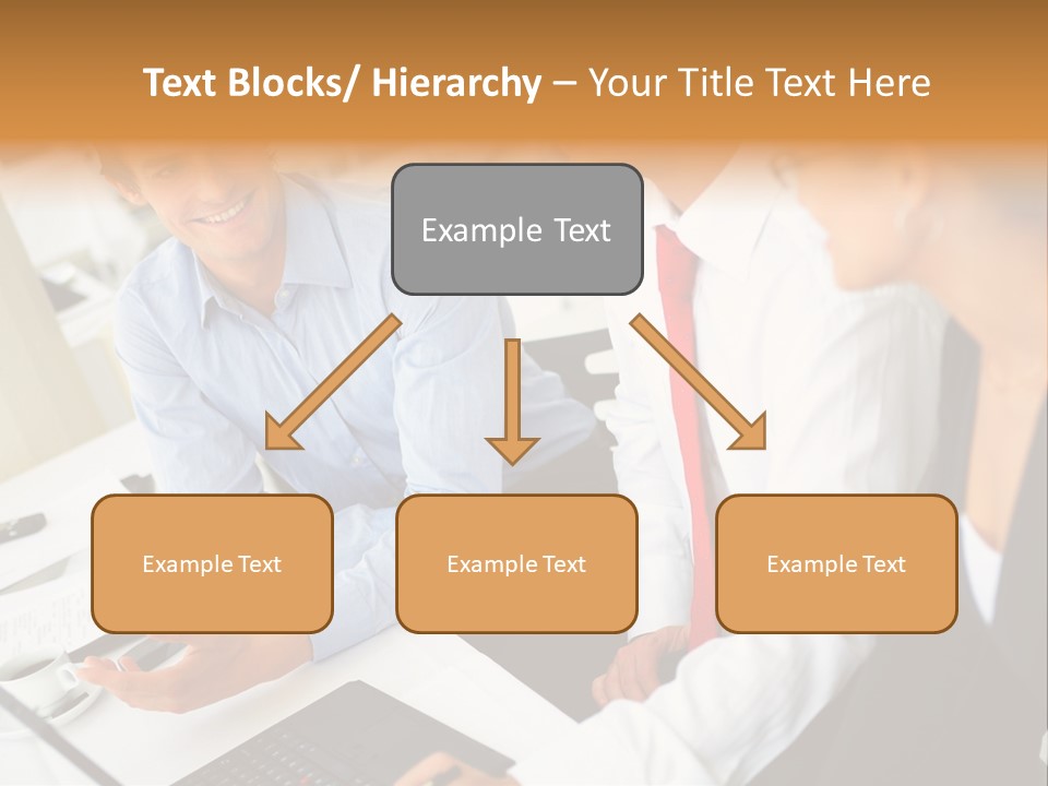 Contemporary Working White PowerPoint Template