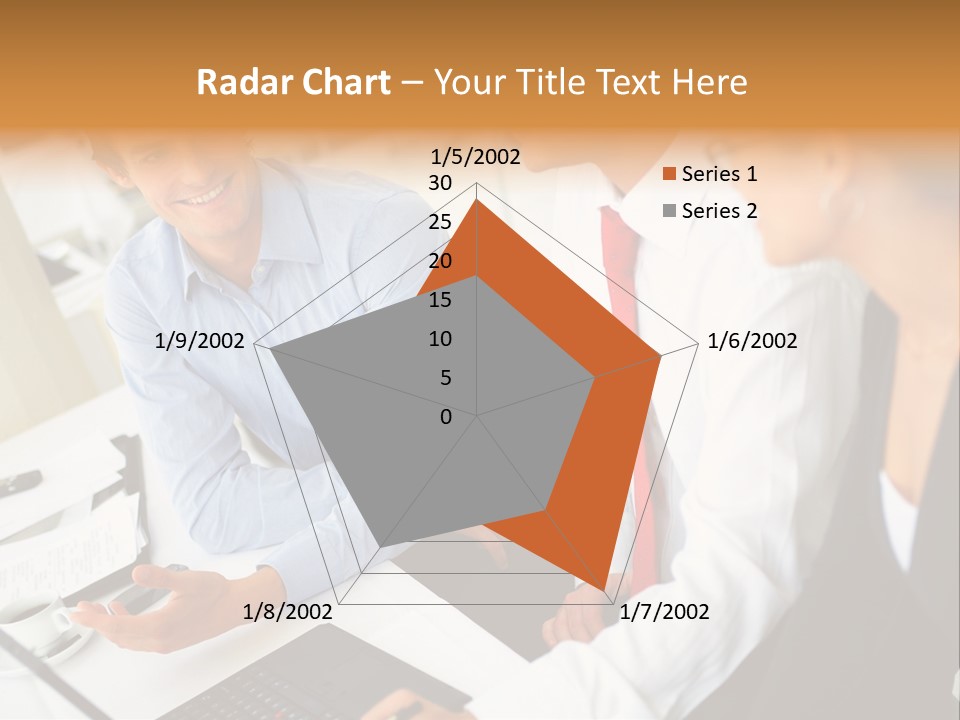 Contemporary Working White PowerPoint Template