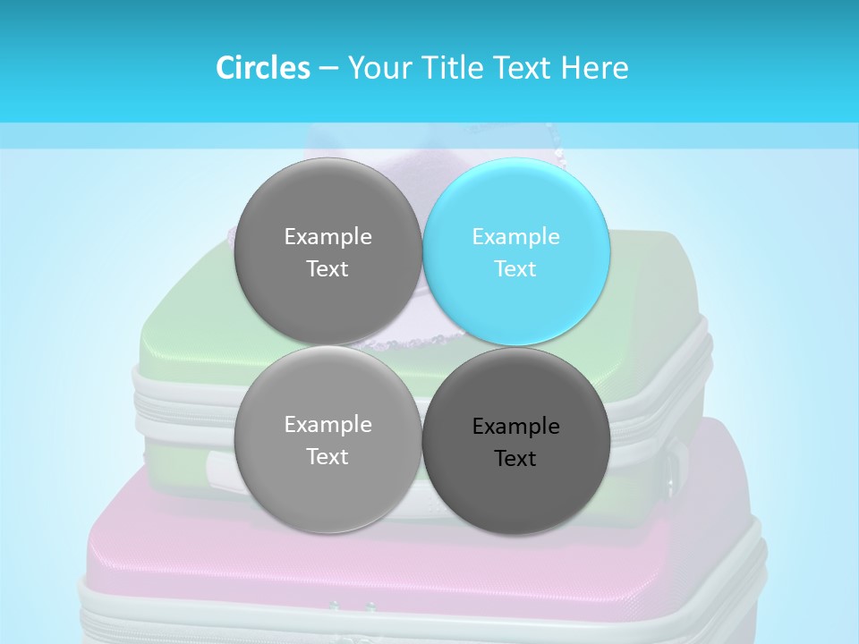 Blank Briefcase Handle PowerPoint Template