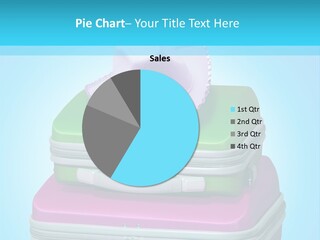 Blank Briefcase Handle PowerPoint Template