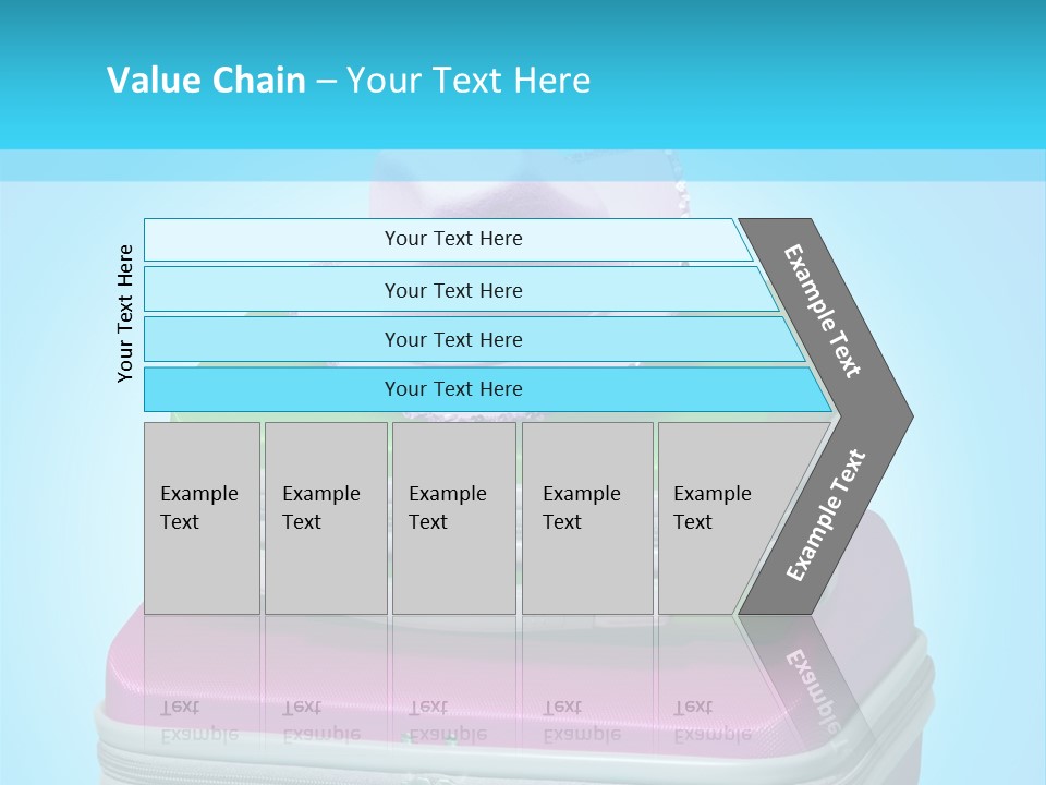 Blank Briefcase Handle PowerPoint Template