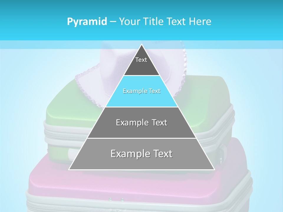 Blank Briefcase Handle PowerPoint Template