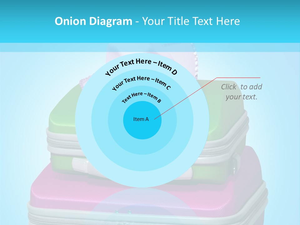 Blank Briefcase Handle PowerPoint Template