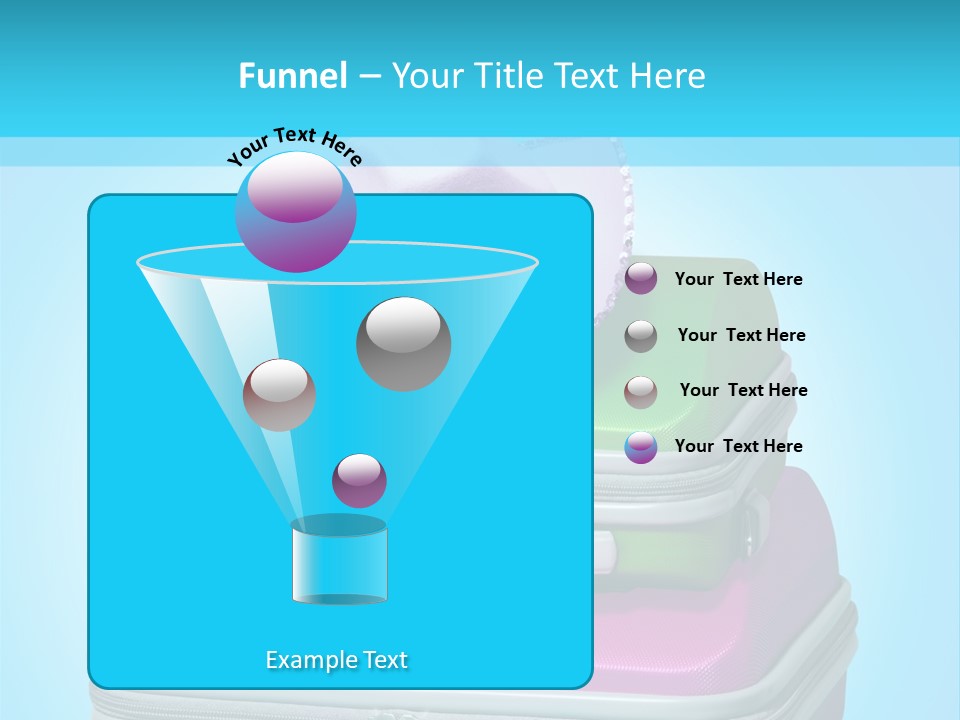 Blank Briefcase Handle PowerPoint Template