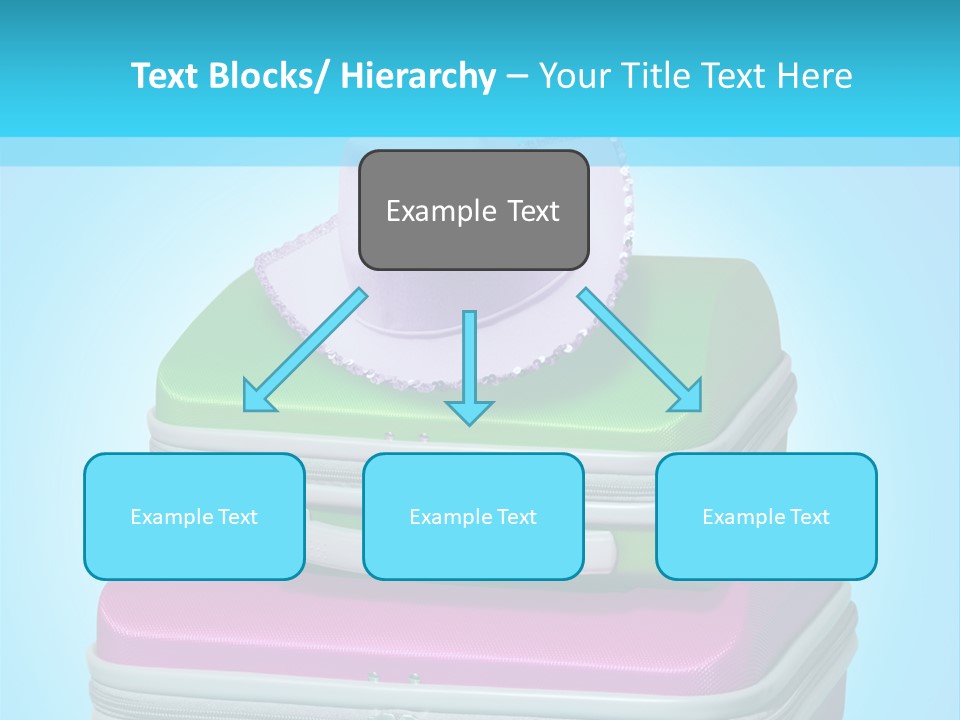 Blank Briefcase Handle PowerPoint Template