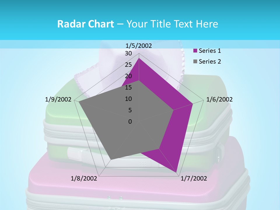 Blank Briefcase Handle PowerPoint Template