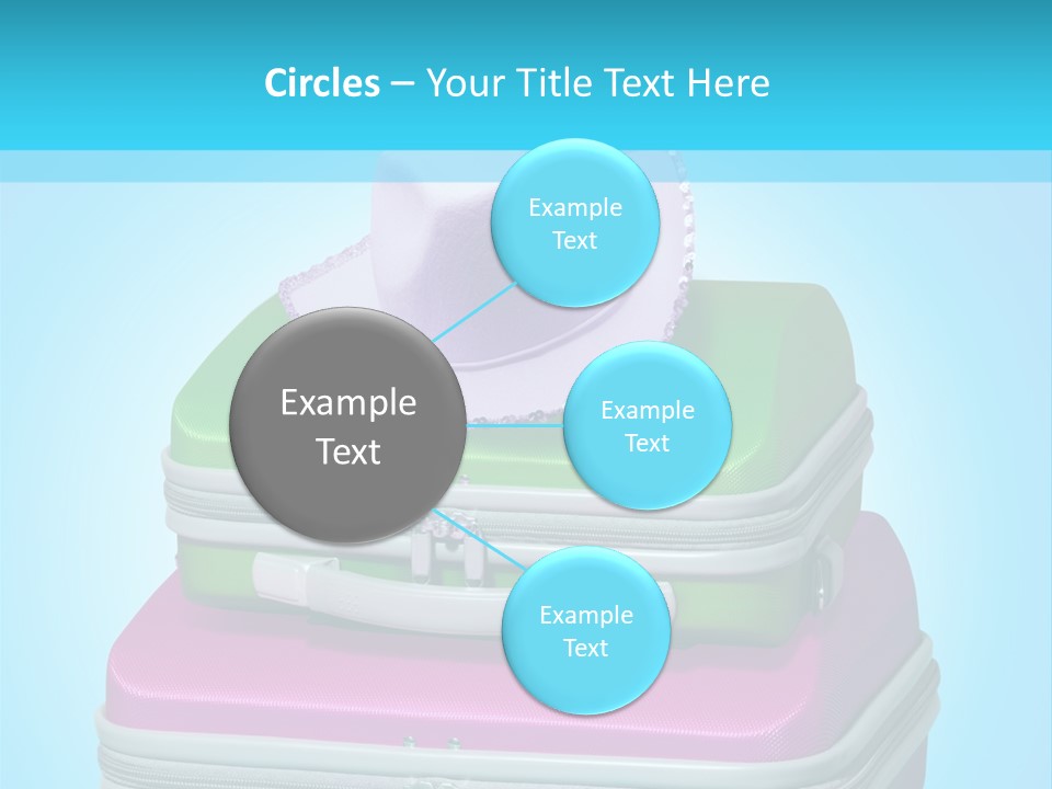 Blank Briefcase Handle PowerPoint Template
