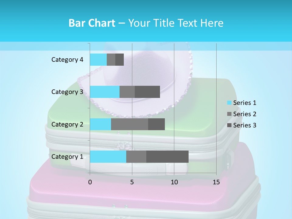 Blank Briefcase Handle PowerPoint Template