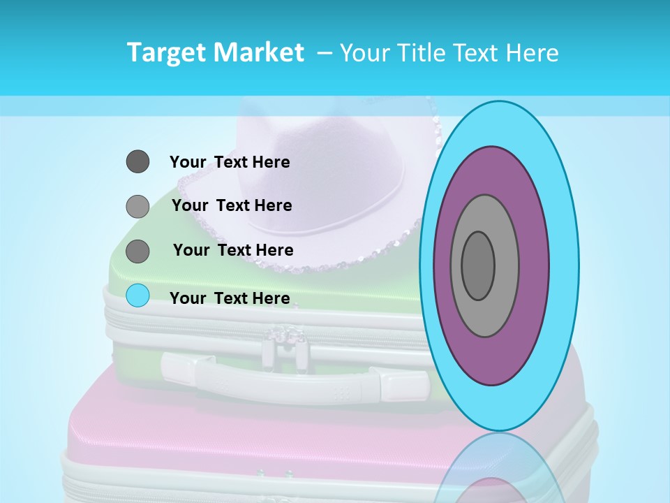 Blank Briefcase Handle PowerPoint Template