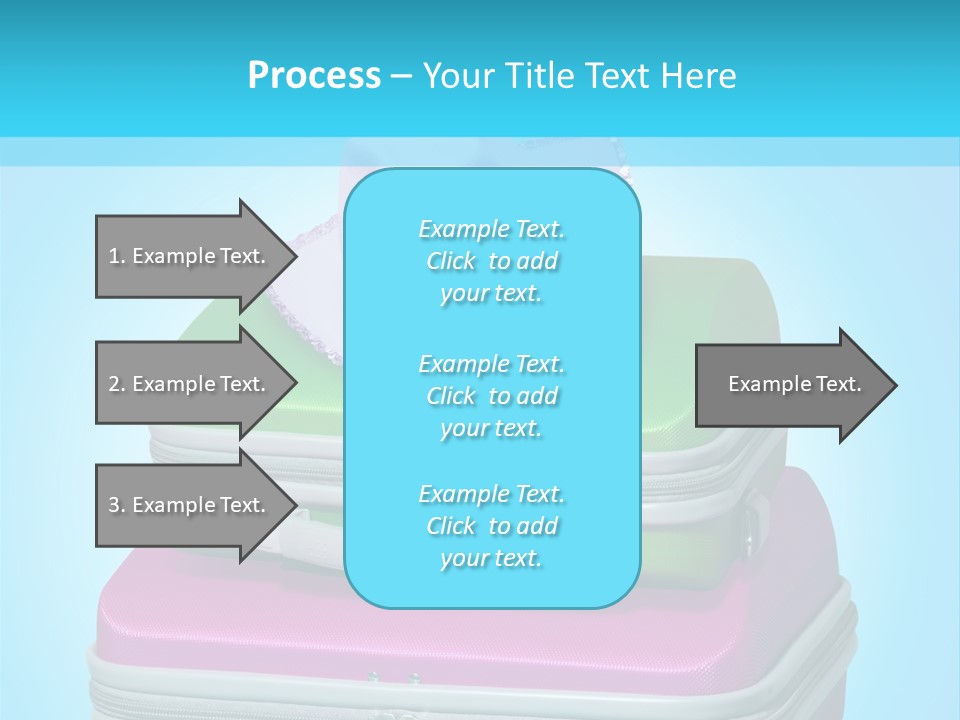 Blank Briefcase Handle PowerPoint Template