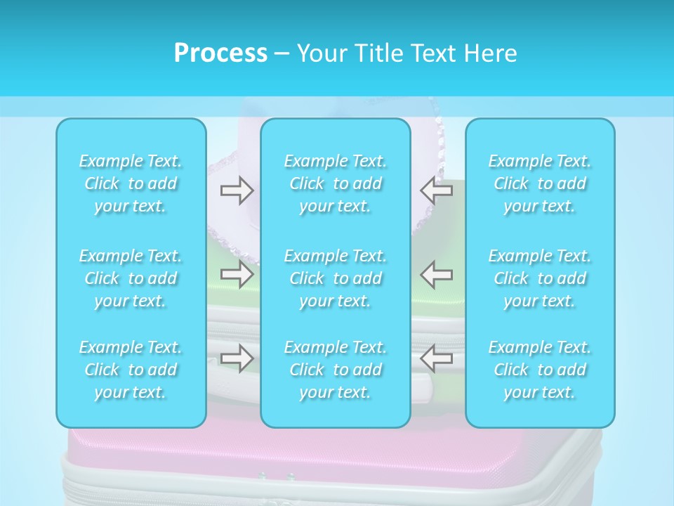 Blank Briefcase Handle PowerPoint Template