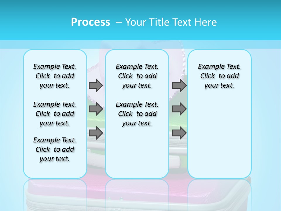 Blank Briefcase Handle PowerPoint Template