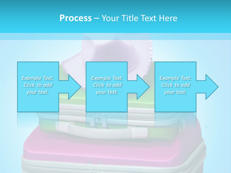 Blank Briefcase Handle PowerPoint Template