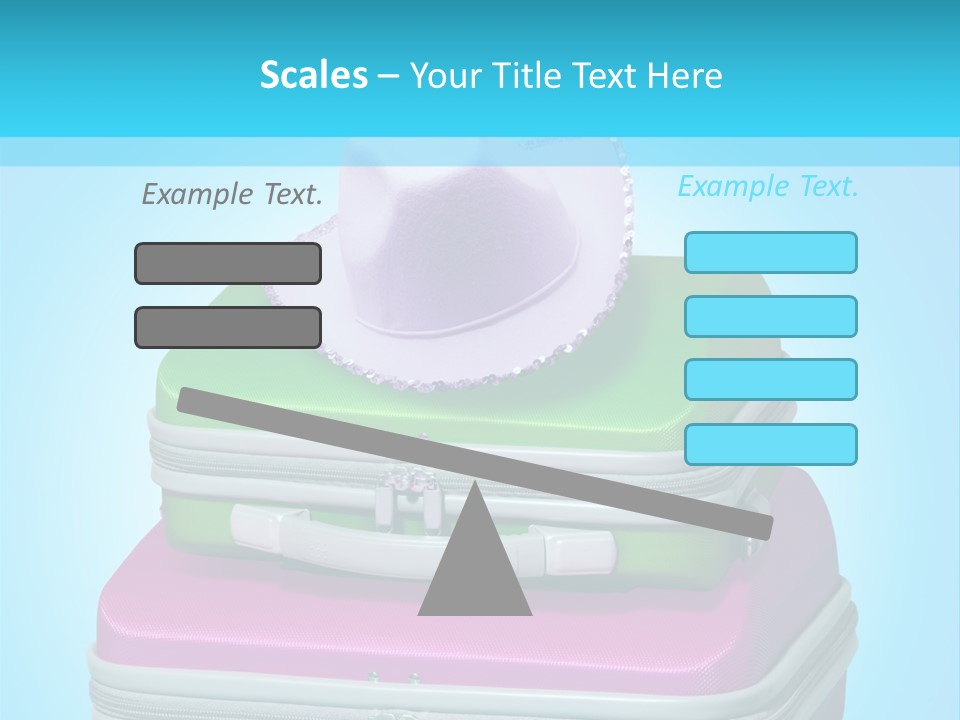 Blank Briefcase Handle PowerPoint Template