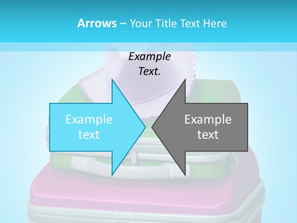 Blank Briefcase Handle PowerPoint Template