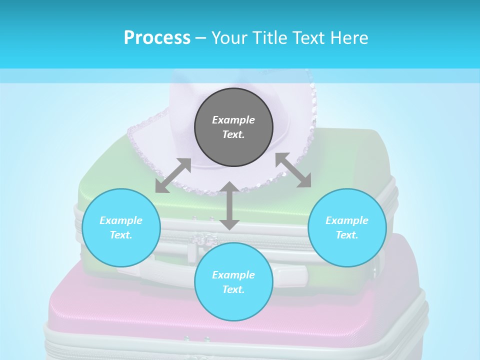 Blank Briefcase Handle PowerPoint Template