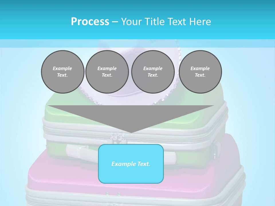 Blank Briefcase Handle PowerPoint Template