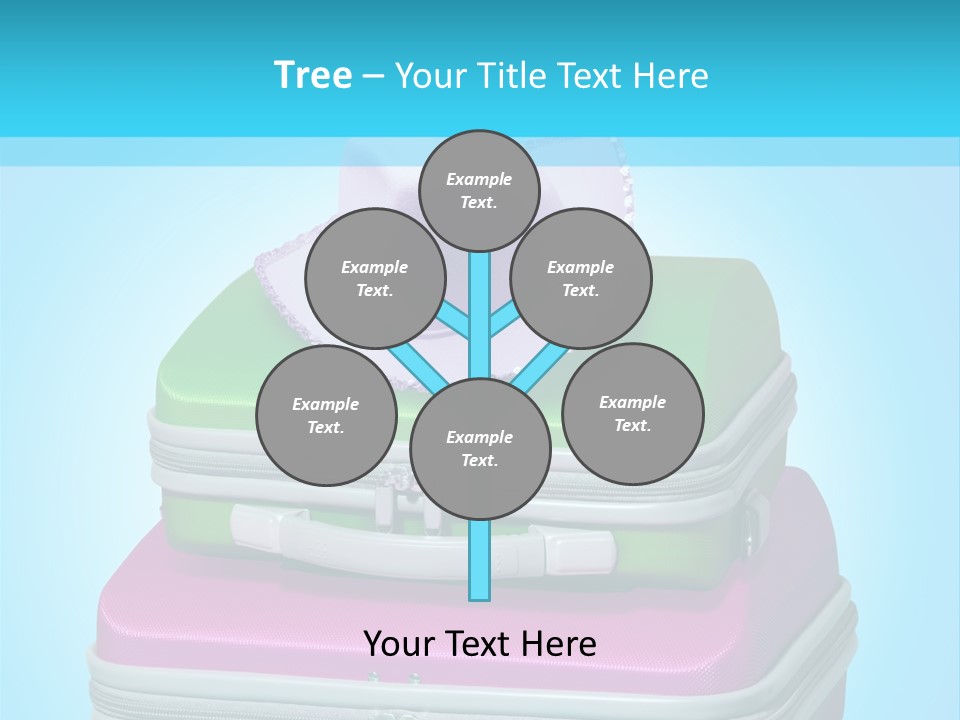 Blank Briefcase Handle PowerPoint Template