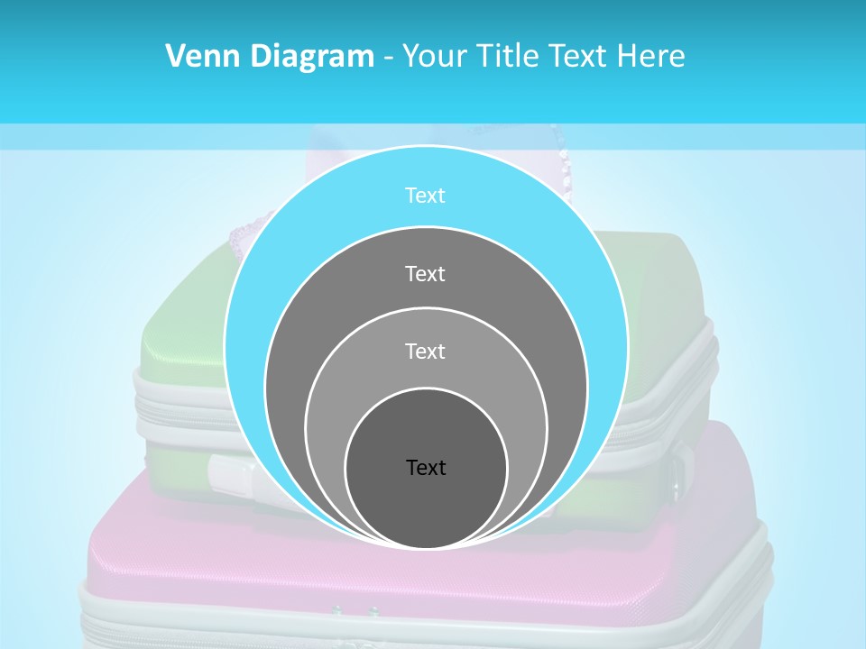 Blank Briefcase Handle PowerPoint Template
