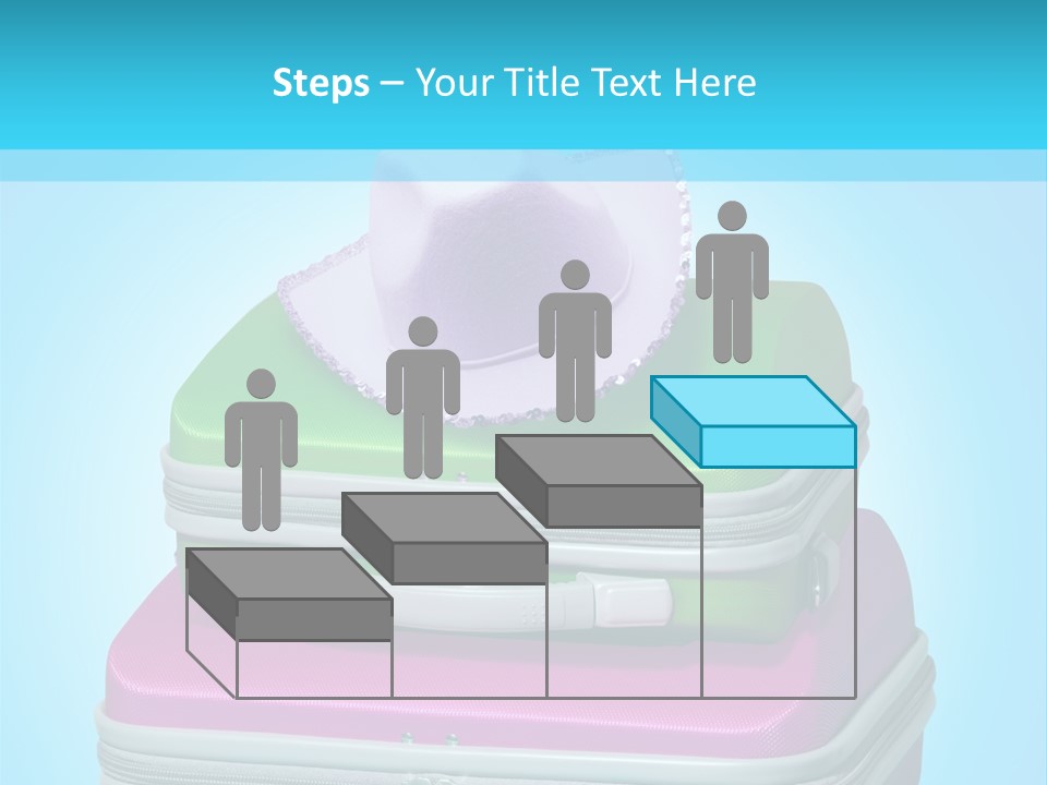 Blank Briefcase Handle PowerPoint Template