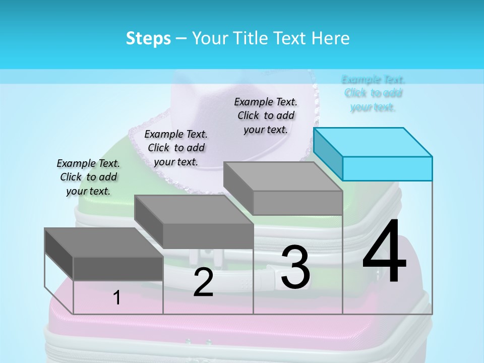 Blank Briefcase Handle PowerPoint Template