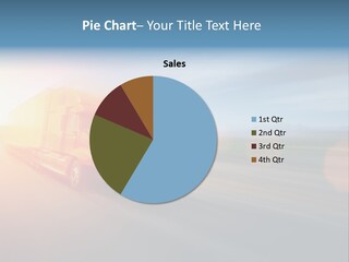 Diesel Sky Shipping PowerPoint Template