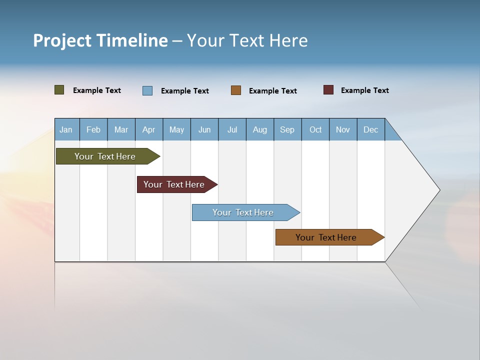 Diesel Sky Shipping PowerPoint Template