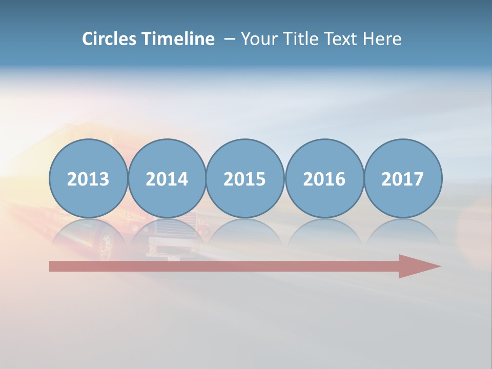 Diesel Sky Shipping PowerPoint Template