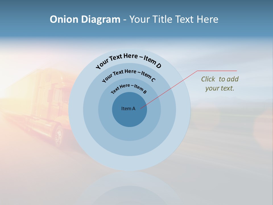 Diesel Sky Shipping PowerPoint Template