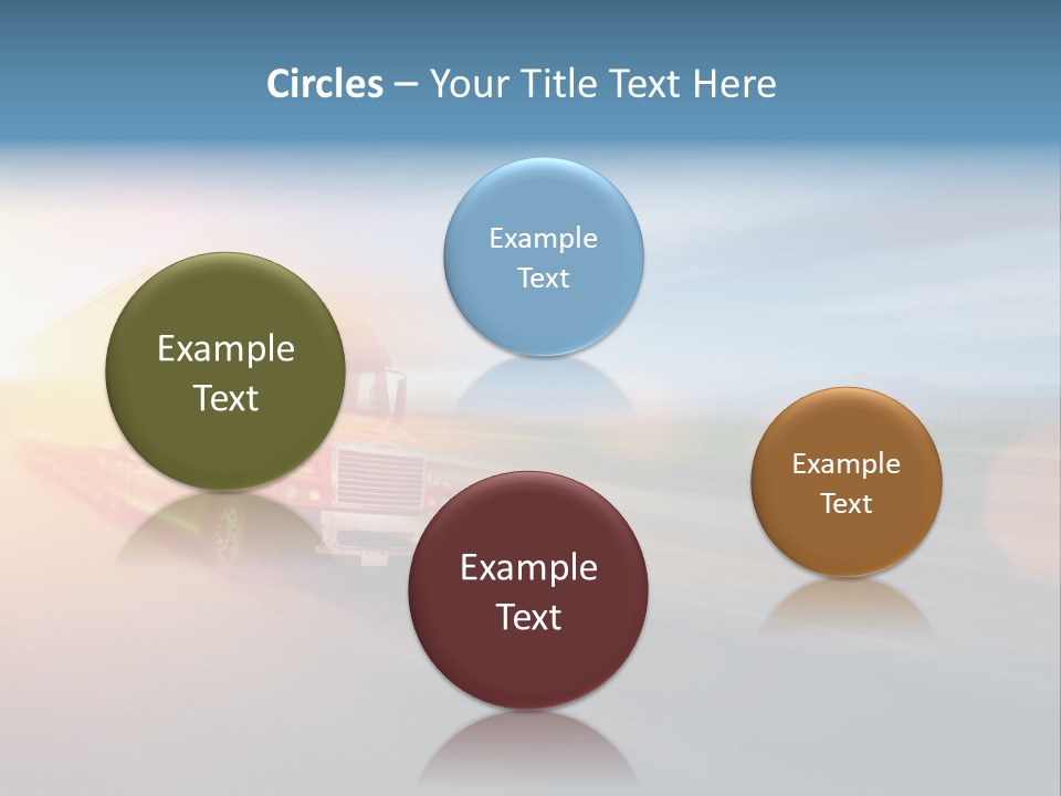 Diesel Sky Shipping PowerPoint Template