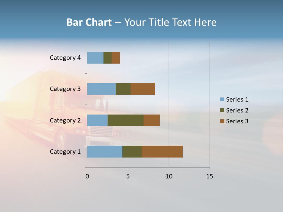 Diesel Sky Shipping PowerPoint Template