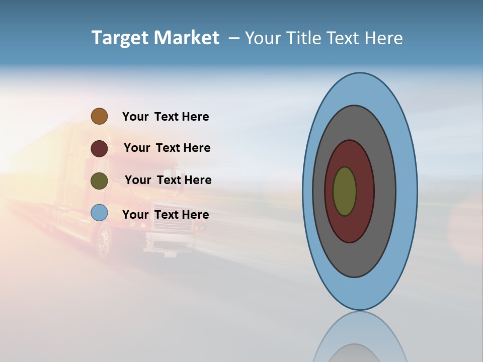 Diesel Sky Shipping PowerPoint Template