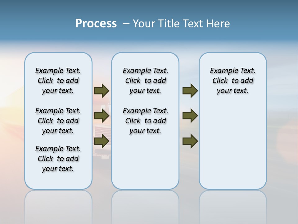 Diesel Sky Shipping PowerPoint Template