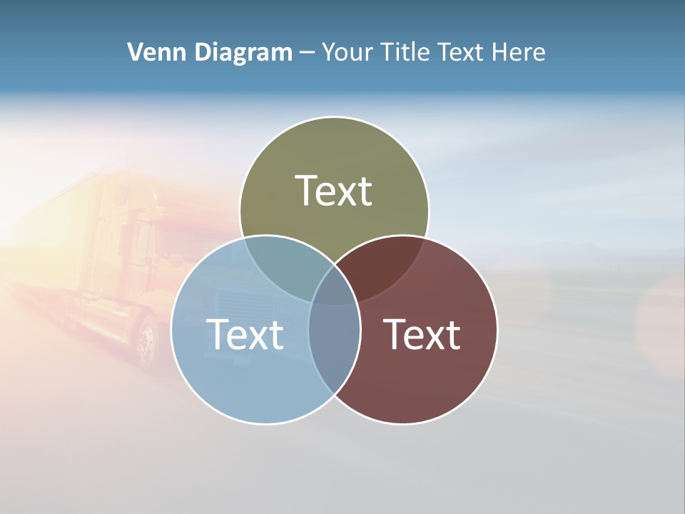 Diesel Sky Shipping PowerPoint Template