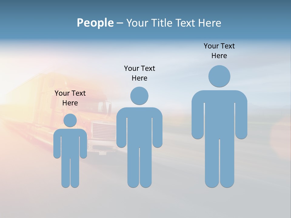 Diesel Sky Shipping PowerPoint Template