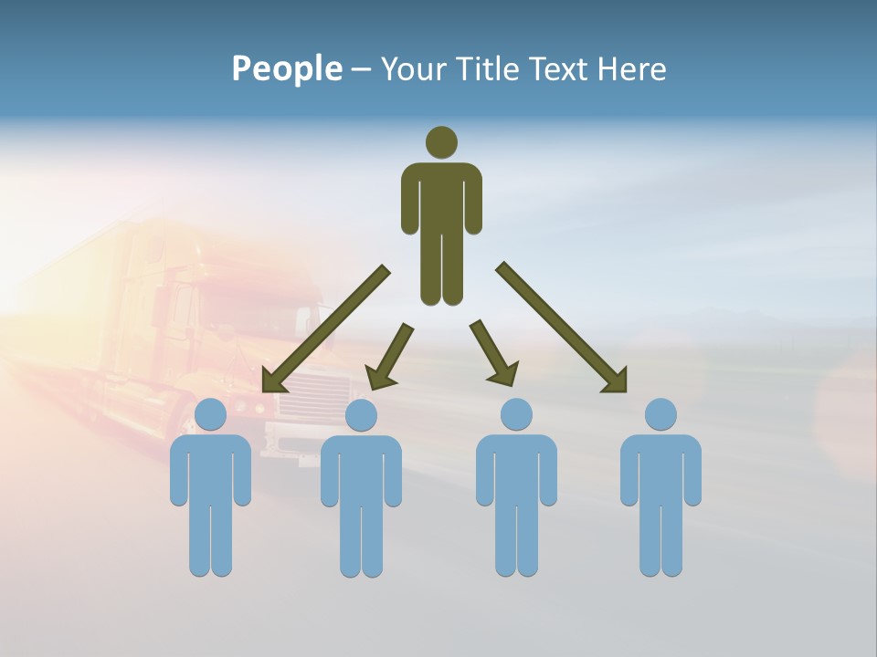 Diesel Sky Shipping PowerPoint Template