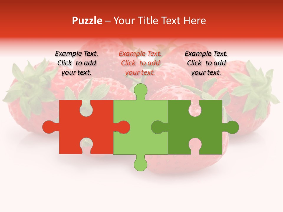 Ripe Healthy Dessert PowerPoint Template