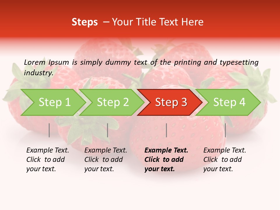 Ripe Healthy Dessert PowerPoint Template